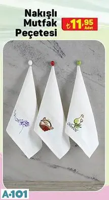 NAKIŞLI MUTFAK PEÇETESİ